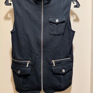 Ralph Lauren Black Zippered Vest